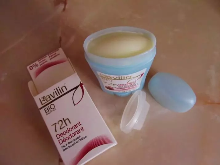 Lavilin desodorant: La composició antitranspirant de la crema i l'aixella israelià, les revisions dels metges 4653_3