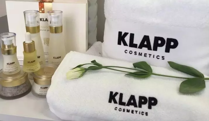 Kozmetika Klapp: Njemačka profesionalna kozmetika za lice i tijelo, recenzije kozmetičara 4661_3