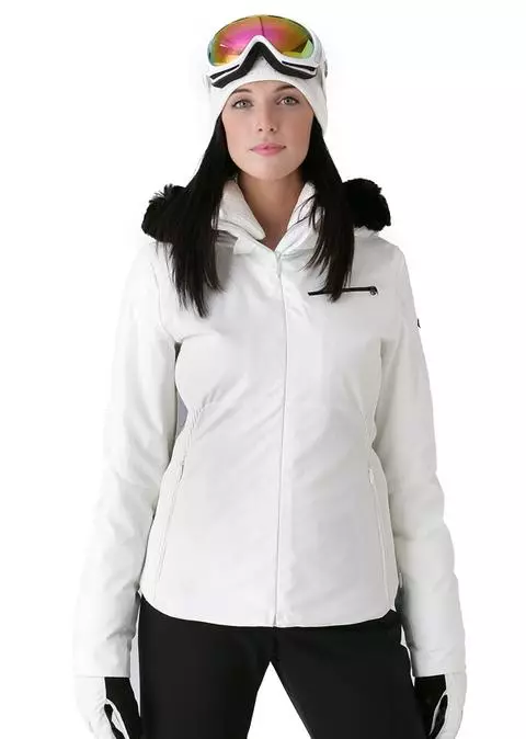 Beli jakne (37 fotografij): ženske modele, s tem, kaj nositi 468_21