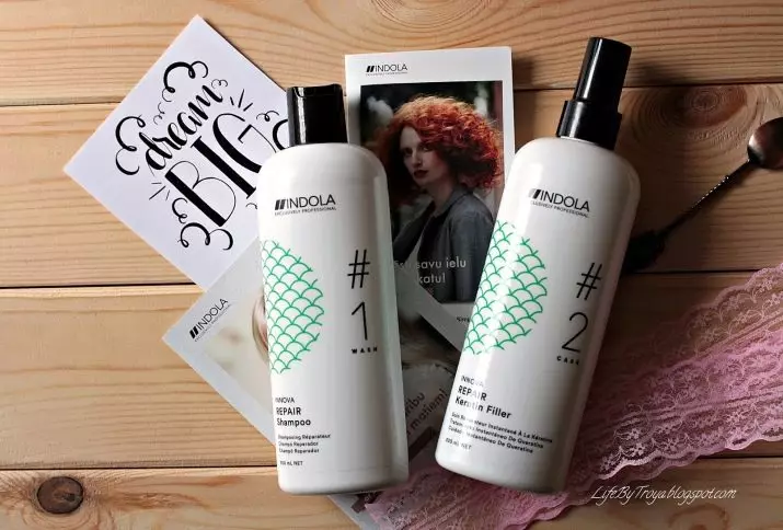 Hair Cosmetics Indola: Review of professional cosmetics lines. Her pros and cons 4705_8