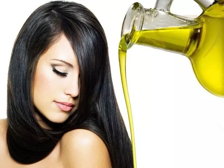 Petróleo para el cabello (37 fotos): ¿Cuál es el mejor y útil aceite esencial útil? Aplicación de fondos de melocotón y marroquíes, comentarios. 4751_3