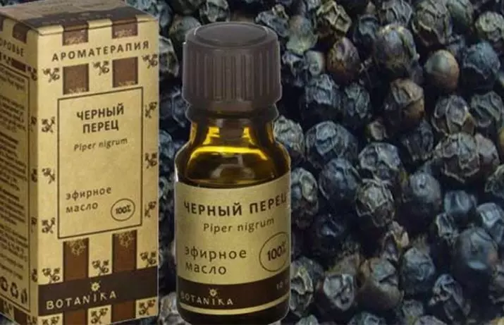 Pepperolie: het gebruik van rode en zwarte peper etherische olie, eigenschappen van peperhaarproducten, reviews 4767_12