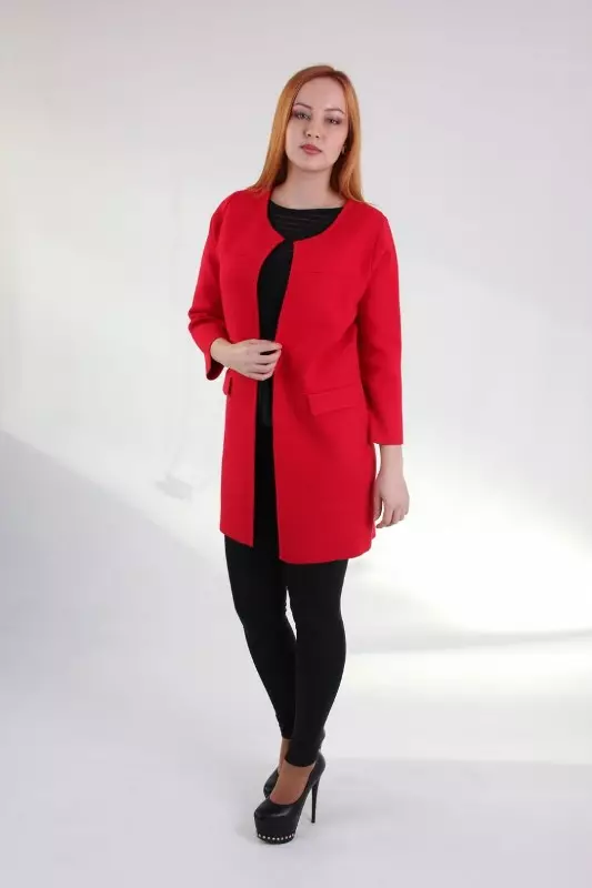 Primavera Coat (55): Modelli donna elegante, Collezione 2021, Cappotto Demi-Stagione alla moda 486_28