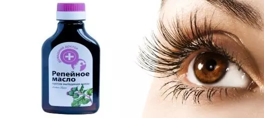 Kylolja för ögonfransar (16 bilder): Hur kan jag applicera en begravd olja för att stärka ögonbrynen och ögonfransökningen? Recensioner före och efter 4873_15