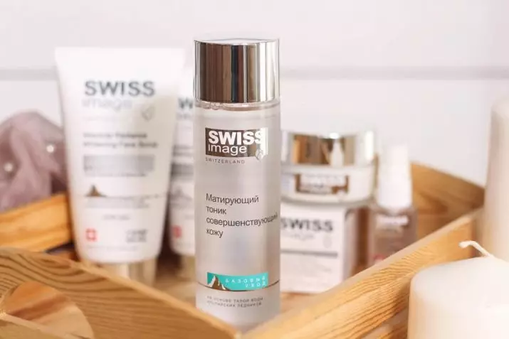 Gambar Kosmetik Swiss: Garis Produk. Kita milih krim saka perusahaan Swiss, ulasan ulasan saka kosmetik 4884_20