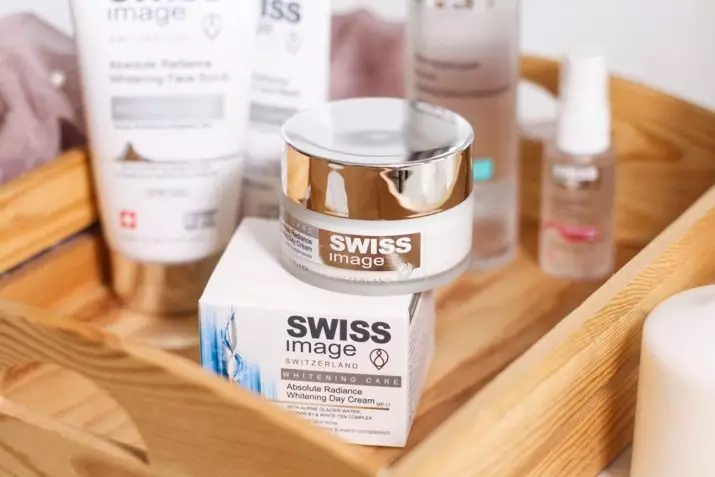 Kosmetik Schweizisk billede: Produktlinje. Vi vælger fløde fra det schweiziske selskab, anmeldelse anmeldelser fra kosmetologer 4884_6
