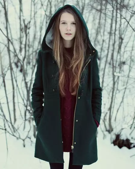 Kış kadın yarı koçluk bir başlık (62 fotoğraf): Singrytegone, kürklü 499_11