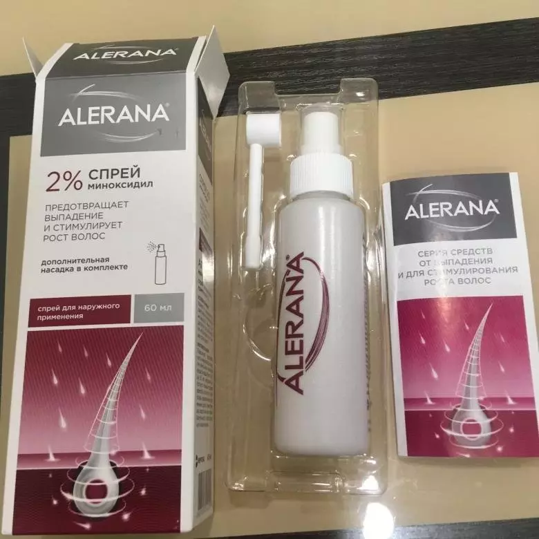 Serum tăng trưởng tóc Alerana: Làm thế nào để làm mất tóc? Hướng dẫn sử dụng và đánh giá của Trichologists 5014_14