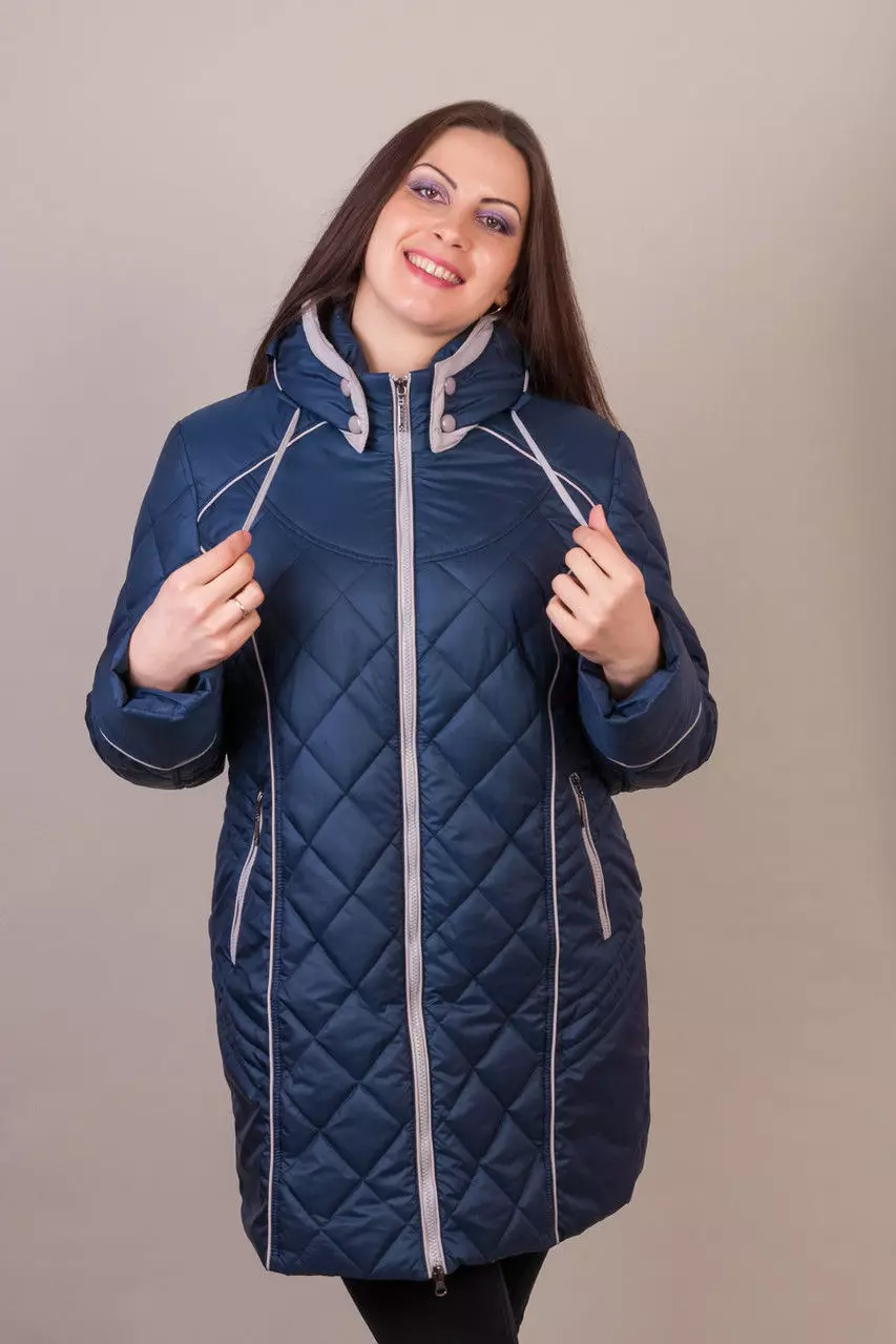 Brimipotto de las mujeres de invierno (69 fotos): en Siinyprona, con piel, desde Drapa, de moda 2021-2022, en Tinzulyte, chaquetas de puentes, cuero 504_12
