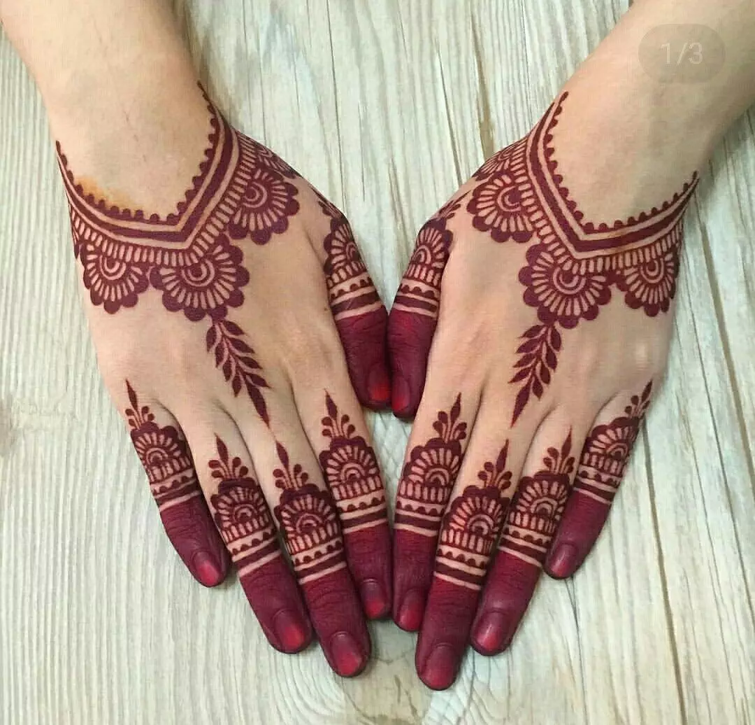 Henna don kusoshi: fasali na manicure da launuka na henna. Yadda za a zana kusoshi? Farin henna don cin hanci da baki, nahi mai shafi sauran heno 5072_6