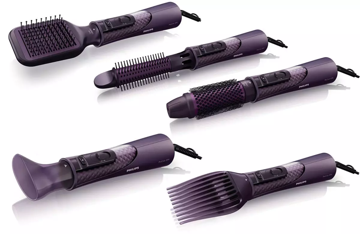 Feng-Brush (43 ფოტო): რატომ გჭირდებათ მბრუნავი nozzle combing? რომელი hairdryer უკეთესია აირჩიოს? Როგორ გამოვიყენოთ ის? შეფასება 5100_18