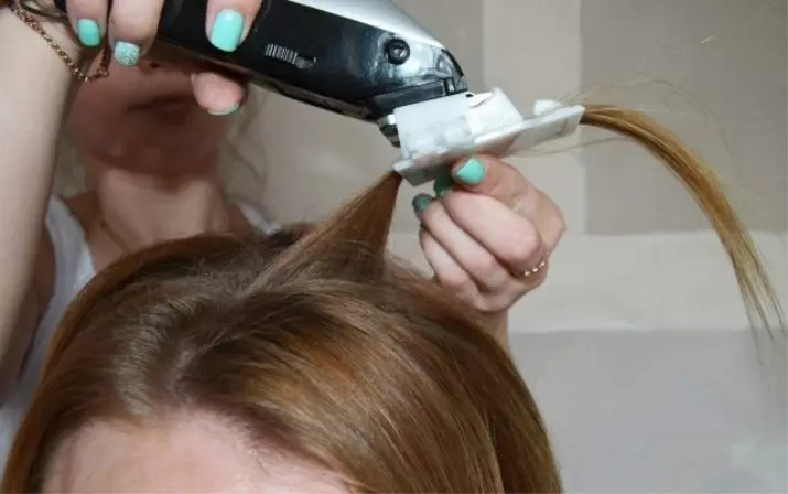 Machine para sa paghahati tip: mga aparato para sa pagtanggal (polishing) ng split hair, fasiz trimmers at iba pang mga tagagawa 5105_14