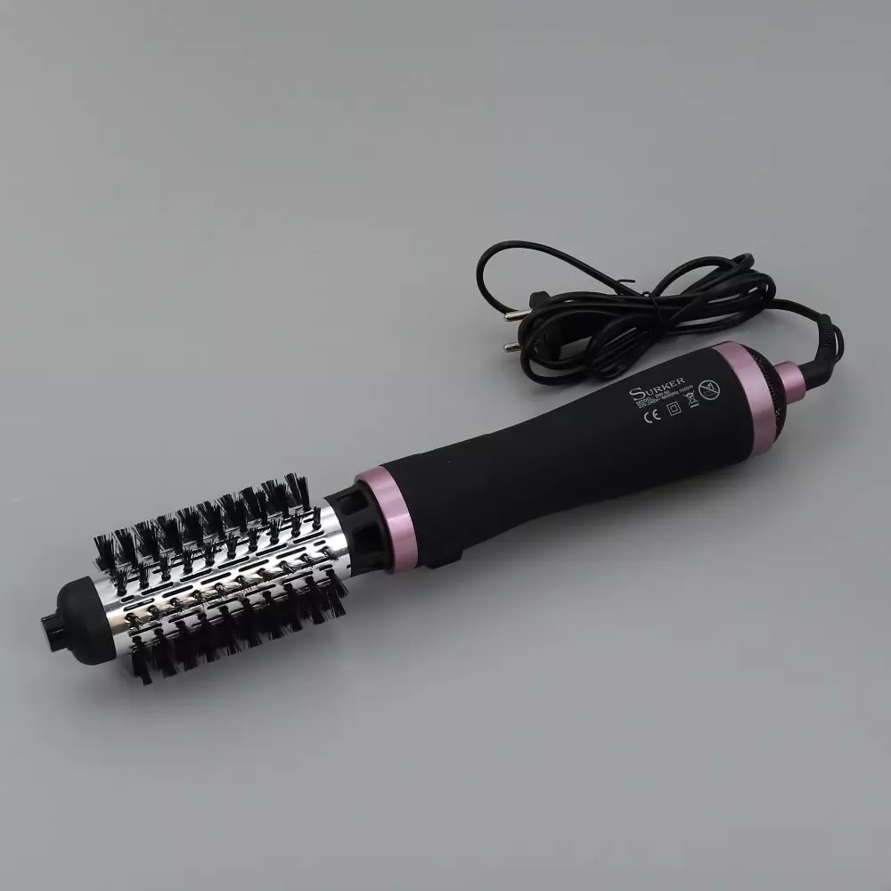 Cabelo de secador de cabelo: elixe un secador de pelo eléctrico cun pincel e un pente de pincel. Que mellor para secar o pelo? 5111_4