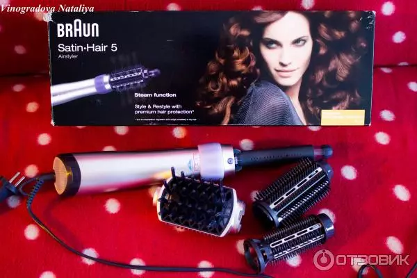 Braun Hairdryer: A hajszárak áttekintése egy forgó fúvóka-fésűvel és komppal 5113_13