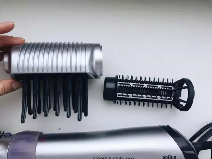 Braun Holdryer: Revisión de secadores de pelo cun pente e ferradura rotativa 5113_6