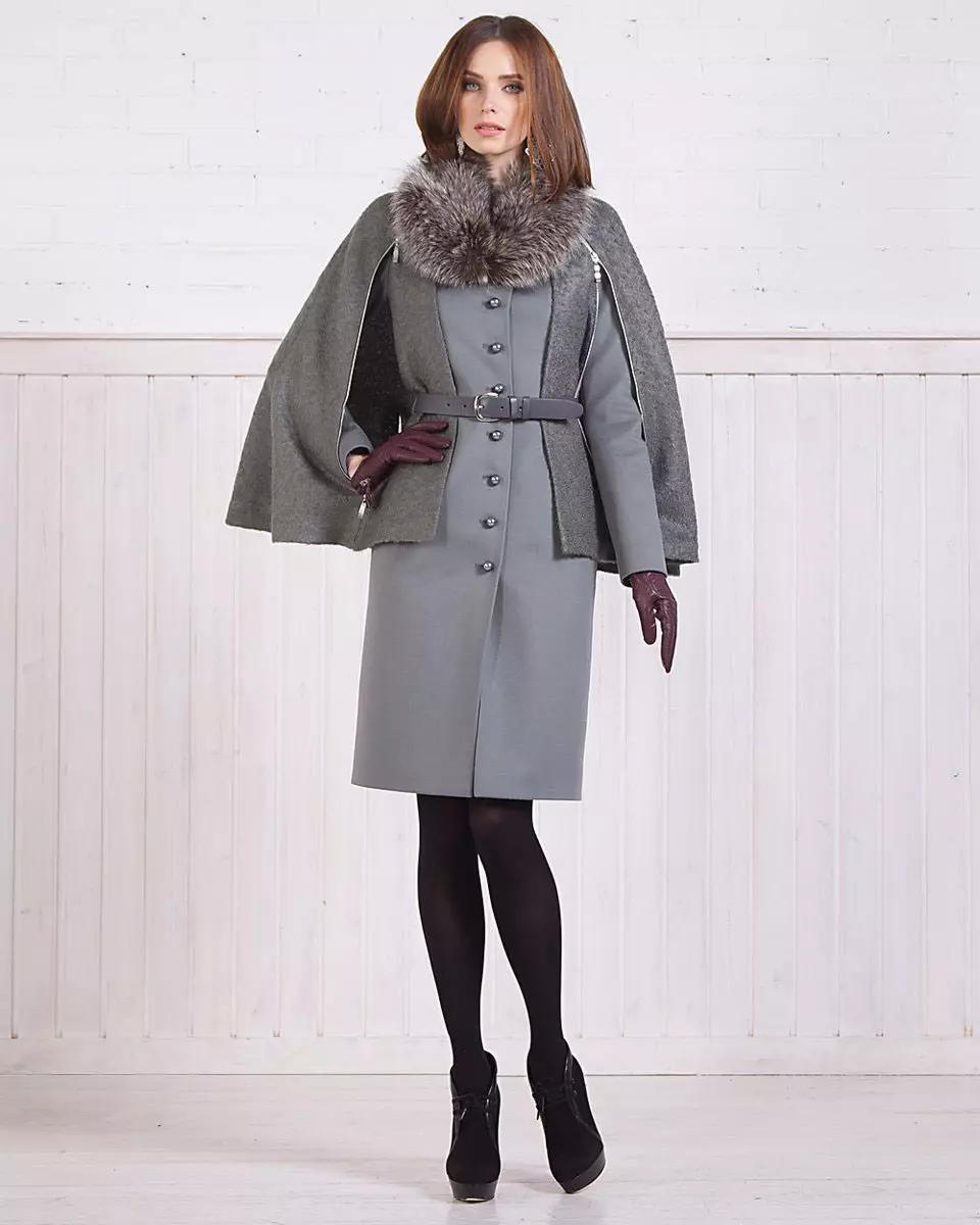 Designer Coats (70 foto): Dai designer russi, cappotti da donna da famosi designer 2021, collezioni, designer ucraini 511_16