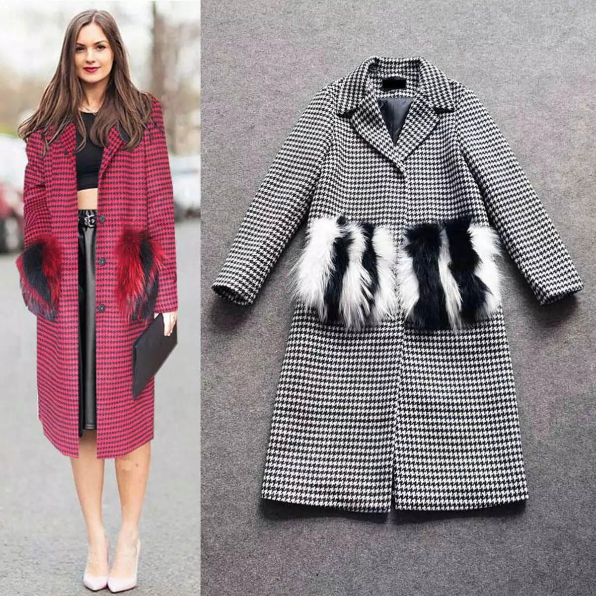 Designer Coats (70 foto): Dai designer russi, cappotti da donna da famosi designer 2021, collezioni, designer ucraini 511_64