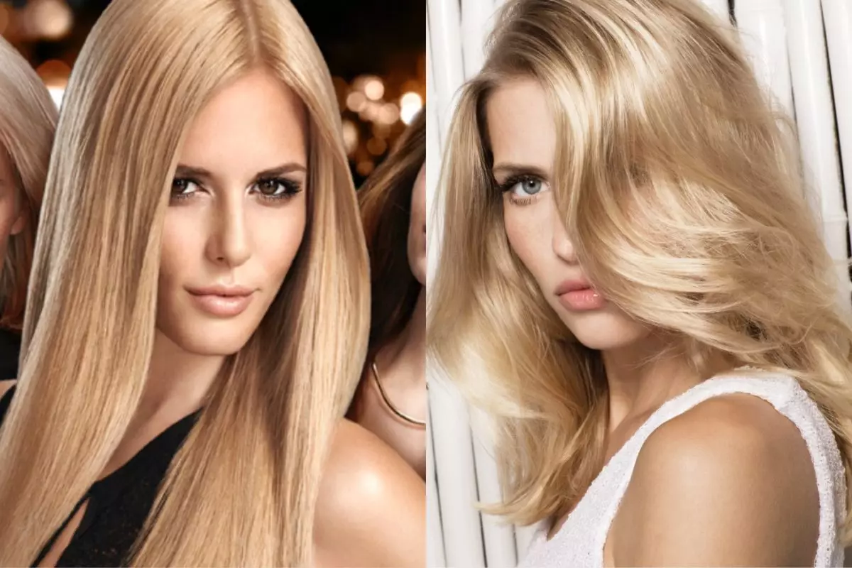 Blond (124 fotek): Krásné odstíny takové barvy vlasů s názvy 2021. Jaké jsou benátské a americké typy barvení? 5132_30