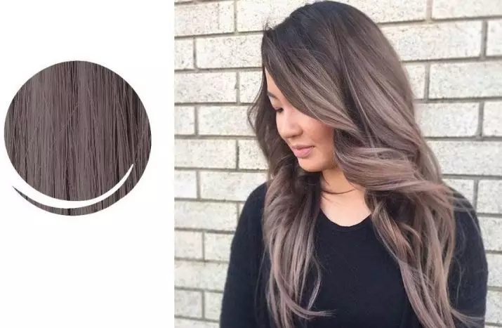 Dark Ash Color Hair (78 foto's): korte en lange krullen met een schaduw van as. Hoe de gewenste toon van de blond te bereiken? Hoe te schilderen van het licht? Wie zal een kleuring dragen? 5137_12