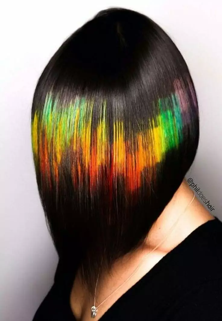 Todas as cores do cabelo (130 fotos): tons de moda 2021. Paleta da TEFIA: Fuchsia e Esmeralda, Marsala e Amatista, Política e groselha negra 5150_34