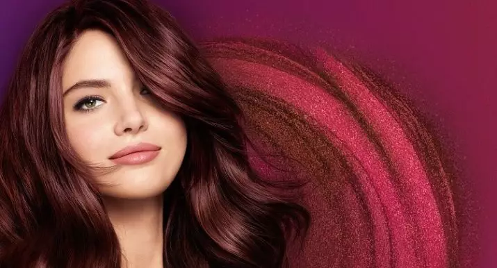 Bourgogne hår (63 bilder): Mörk, ljus och rödbrun nyanser för tjejer, funktioner av målning. Vem går Bordeaux? 5175_34