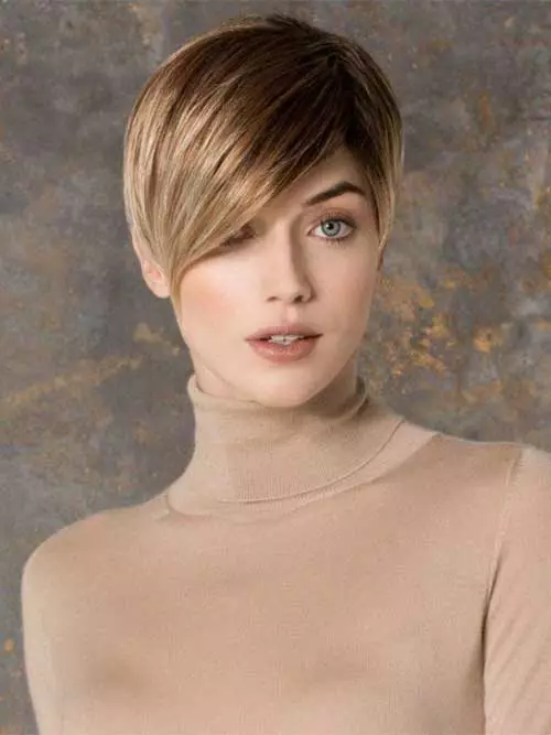 Χρώμα για μικρά μαλλιά (67 φωτογραφίες): Όμορφες αποχρώσεις τάσεων για μικρά θηλυκά κούρεμα 2021. Πώς να επιλέξετε τις καλύτερες αποχρώσεις; 5176_61