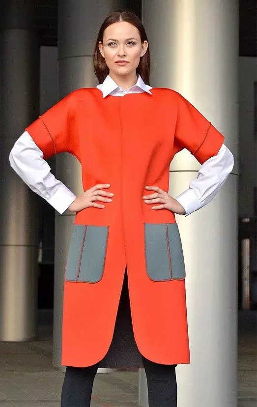 Neoprene Coat (76 լուսանկար). Դիզայներների նորաձեւության հավաքածուներ, ակնարկներ 518_42