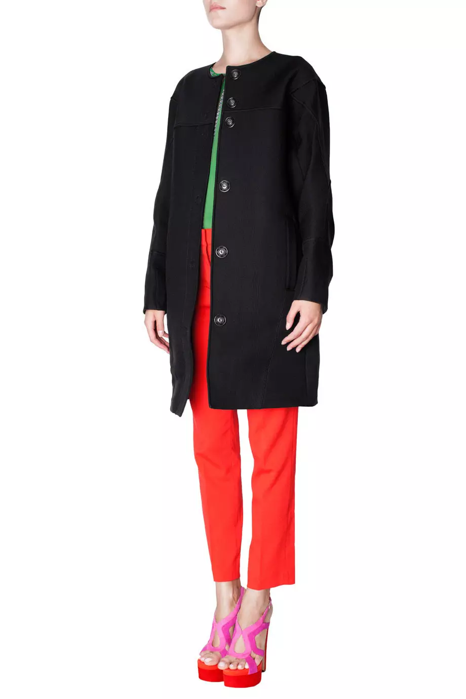 Neoprene Coat (76 լուսանկար). Դիզայներների նորաձեւության հավաքածուներ, ակնարկներ 518_68