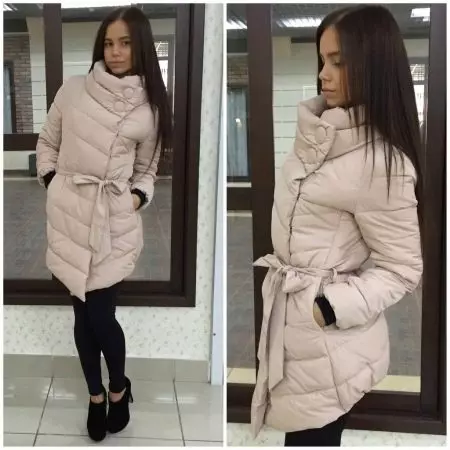 яке палто за жени (160 снимки): от Финландия яке палто трансформатор, модерен 2021, палто с якето, съкратени 520_12