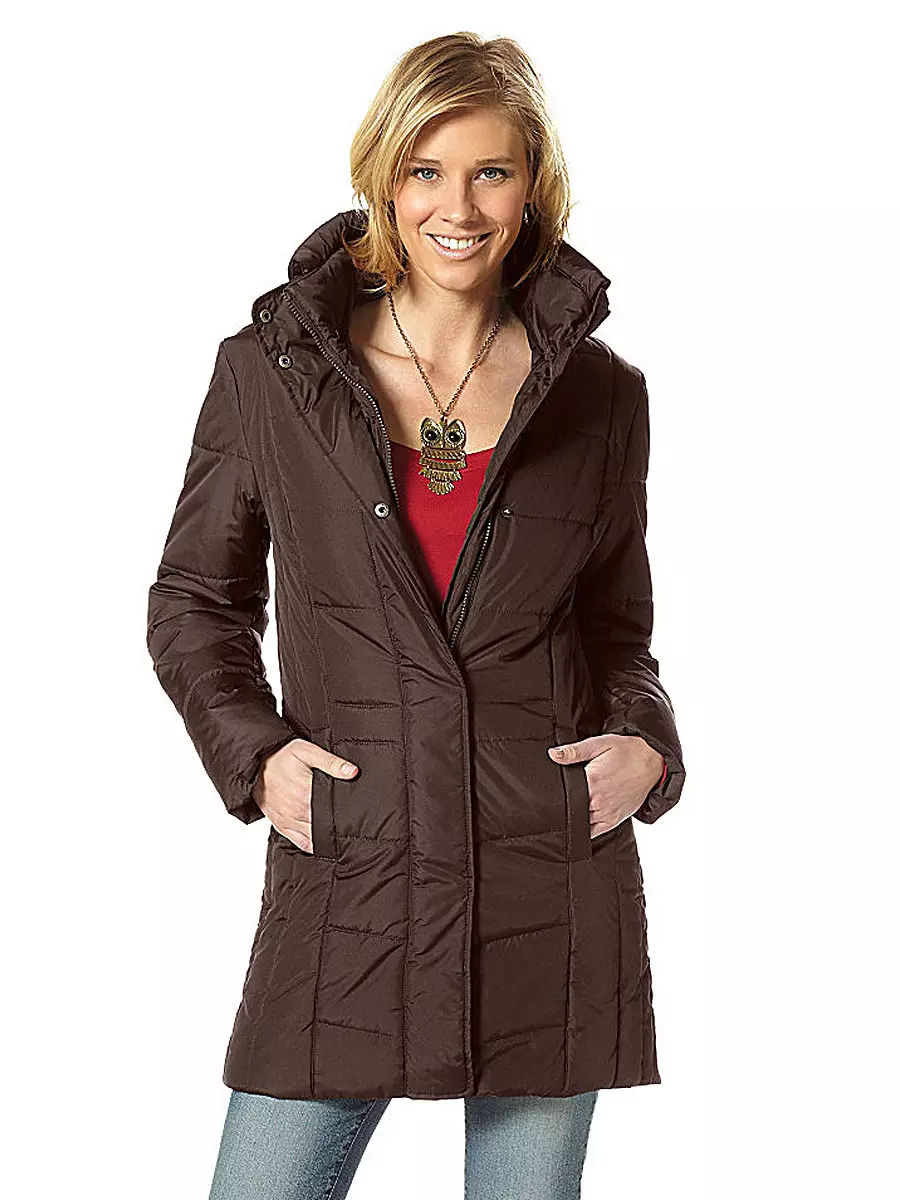 яке палто за жени (160 снимки): от Финландия яке палто трансформатор, модерен 2021, палто с якето, съкратени 520_13