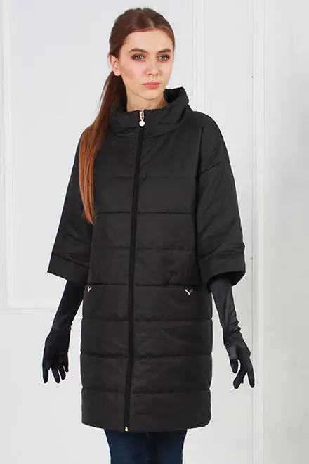 Women's Coat Jacket (160 foto's): Van Finland Coat Jacket Transformer, Trendy 2021, Bas met 'n baadjie binne, verkort 520_15