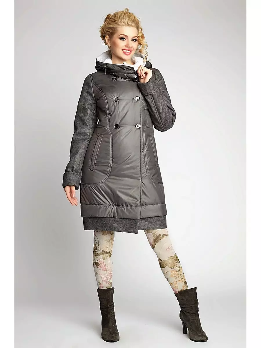 яке палто за жени (160 снимки): от Финландия яке палто трансформатор, модерен 2021, палто с якето, съкратени 520_2