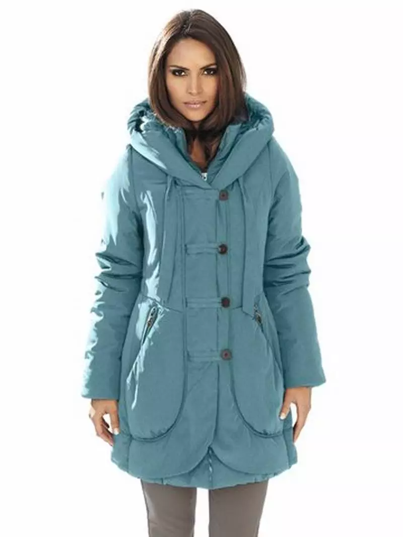 яке палто за жени (160 снимки): от Финландия яке палто трансформатор, модерен 2021, палто с якето, съкратени 520_23