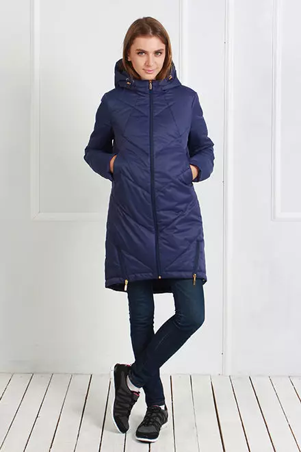 яке палто за жени (160 снимки): от Финландия яке палто трансформатор, модерен 2021, палто с якето, съкратени 520_44