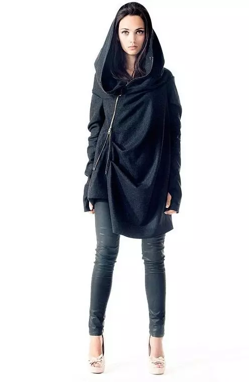 яке палто за жени (160 снимки): от Финландия яке палто трансформатор, модерен 2021, палто с якето, съкратени 520_58