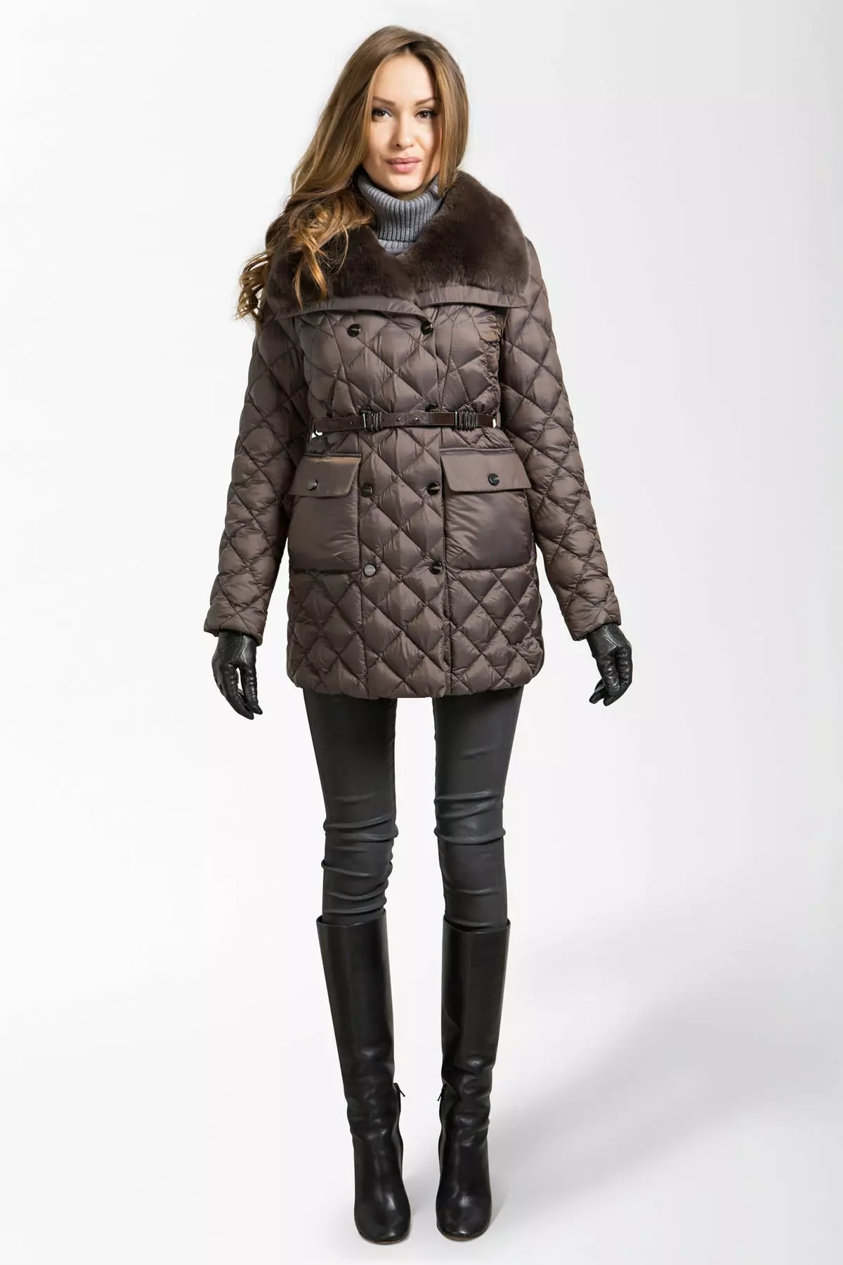 яке палто за жени (160 снимки): от Финландия яке палто трансформатор, модерен 2021, палто с якето, съкратени 520_68