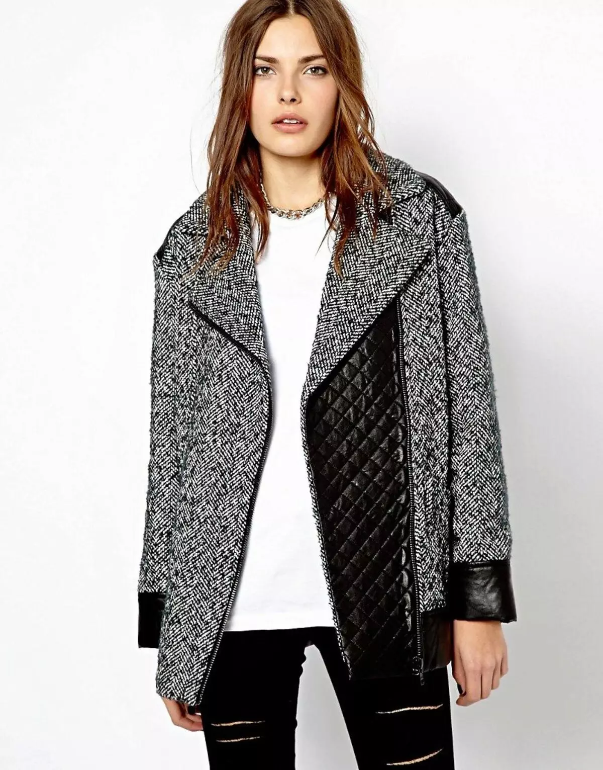 яке палто за жени (160 снимки): от Финландия яке палто трансформатор, модерен 2021, палто с якето, съкратени 520_74