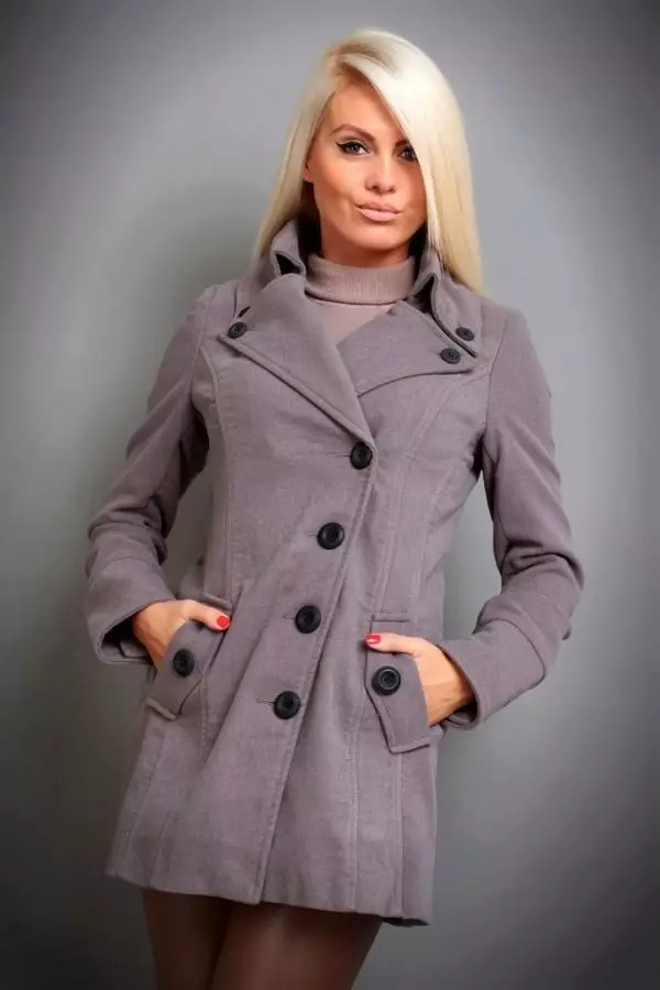 Women's Coat Jacket (160 foto's): Van Finland Coat Jacket Transformer, Trendy 2021, Bas met 'n baadjie binne, verkort 520_91