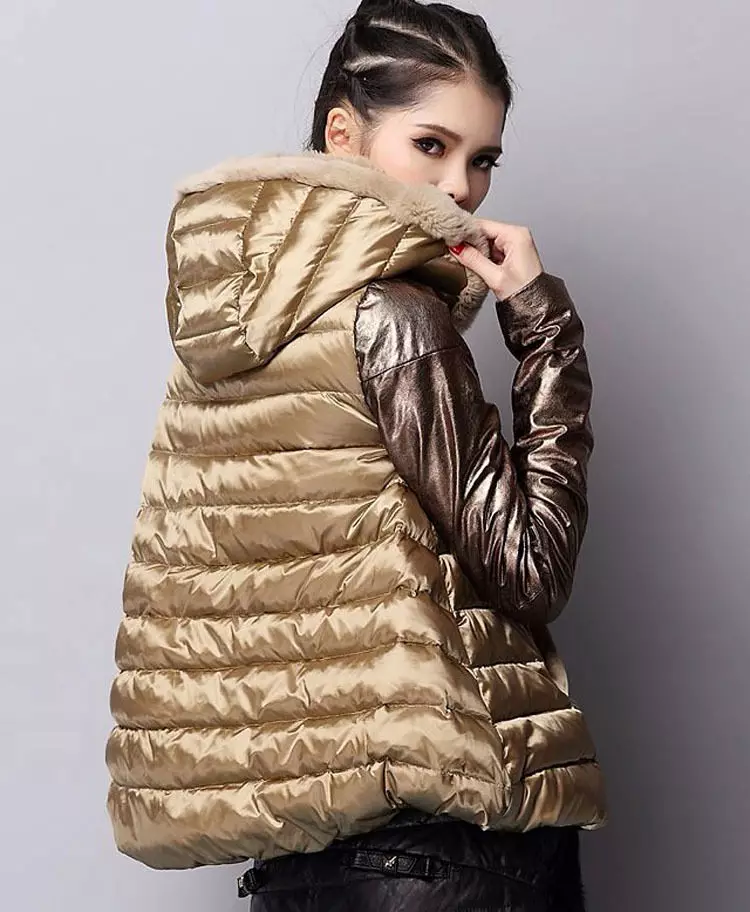 яке палто за жени (160 снимки): от Финландия яке палто трансформатор, модерен 2021, палто с якето, съкратени 520_93