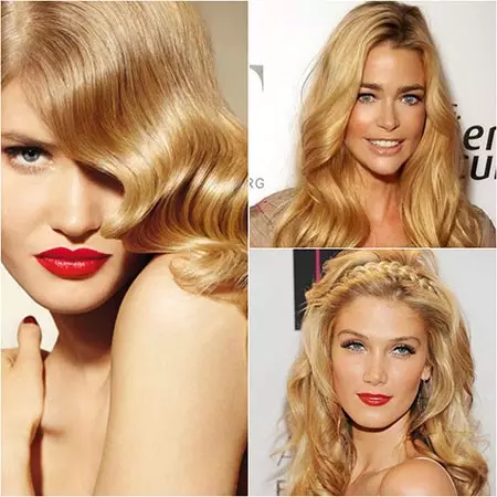 Rengê Porê Golden-Blonde (60 wêne): Blonde Light-Blond û Dark Bi Chip Golden, Shadesên din. Ew kî ye? 5217_9