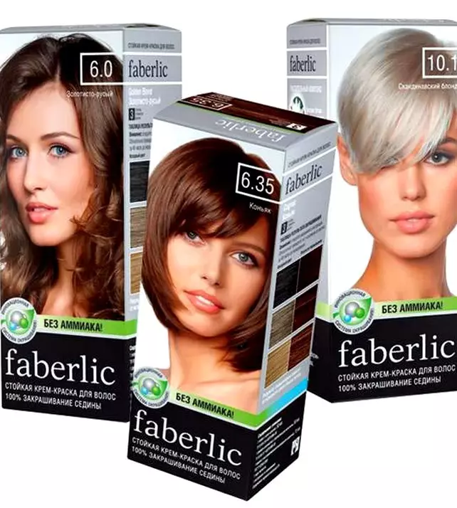 สีผม Faberlic (30 ภาพ): 