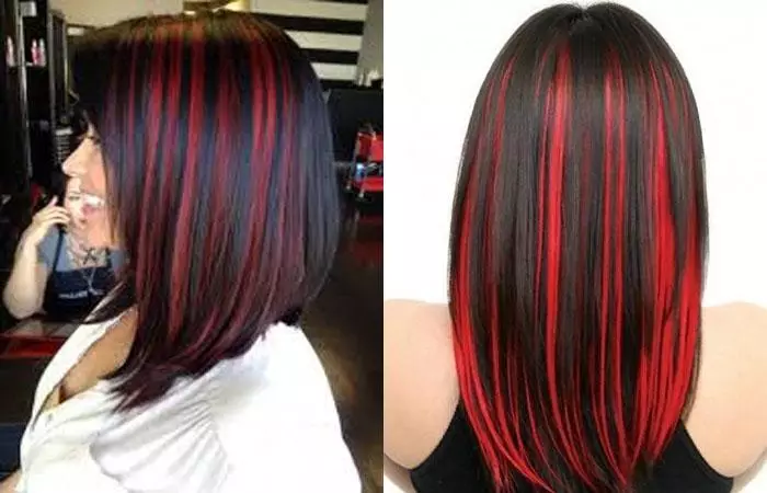 Couleur des cheveux rubis (28 photos): sombre et autres nuances de couleur rubis, coloration des cheveux subtilités dans cette couleur 5280_9