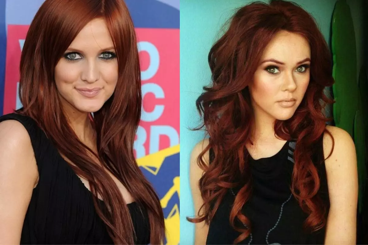 Dark şabalıd hair color (79 şəkil): Lokons boyanma sonra kimi nə görünür? çalarları növləri. Kim ton uyğun? 5286_30