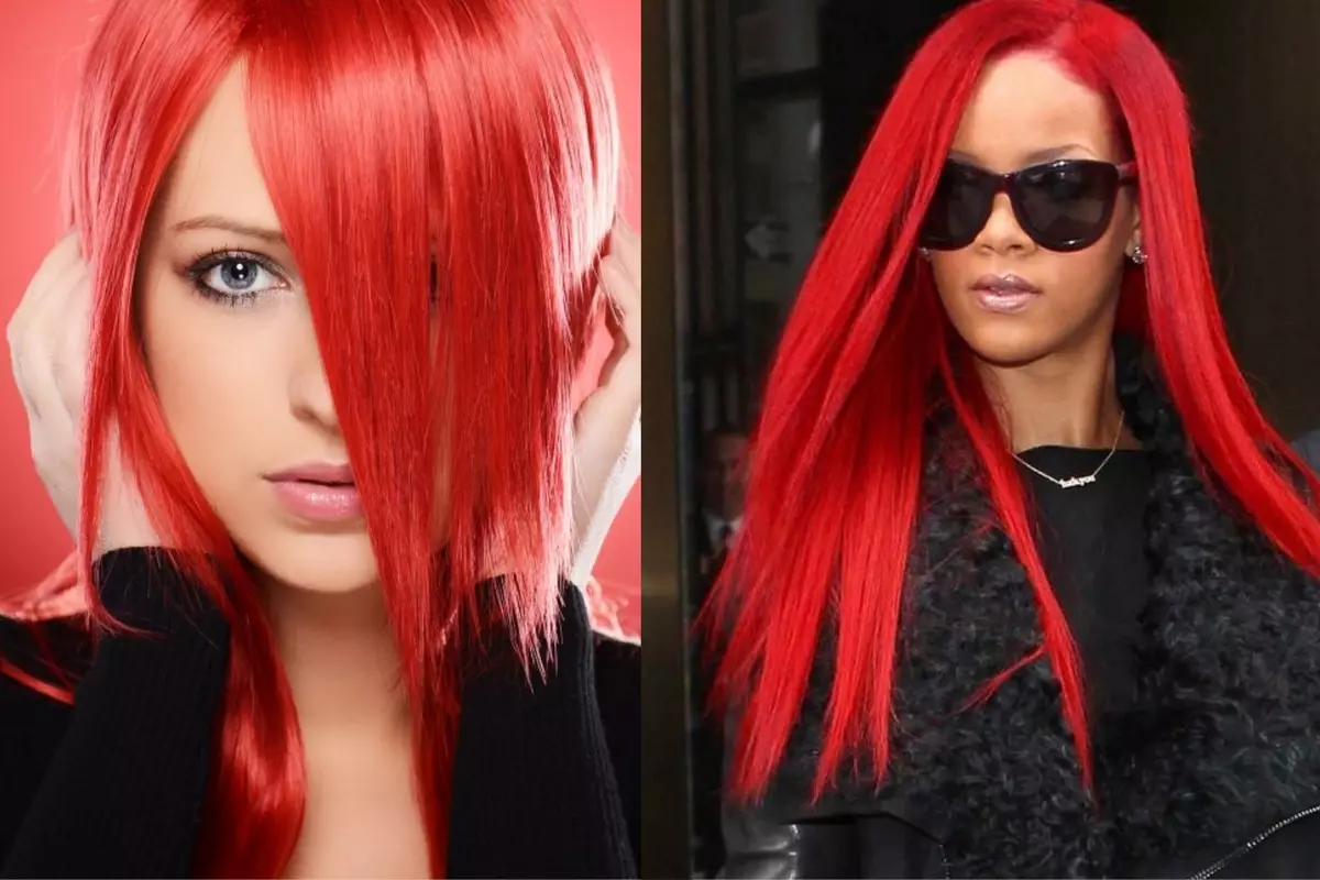 Светла црвена коса (40 фотографии): Кој оди огнени црвени бои и како да ги постигнат? 5303_31