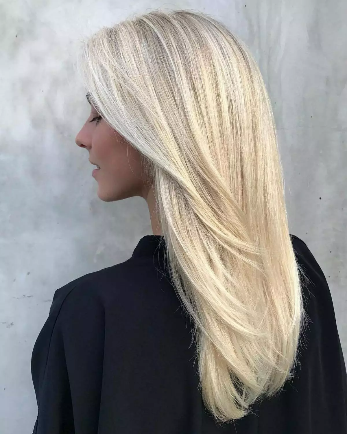 Окрашивание волос блондинки