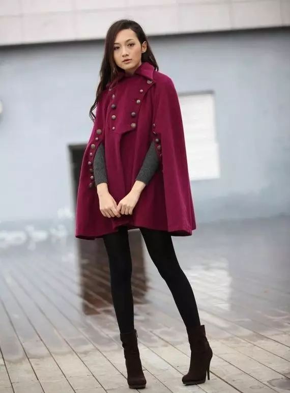 Millitari Coat (66 zdjęć): Modele damskie, z tym, co nosić 531_38