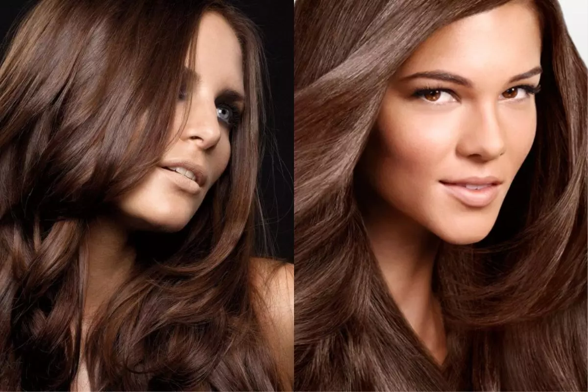Cor do cabelo Chocolate frio (36 fotos): Como conseguir uma sombra de chocolate frio e cuidados adequadamente para o cabelo após a coloração? 5333_26