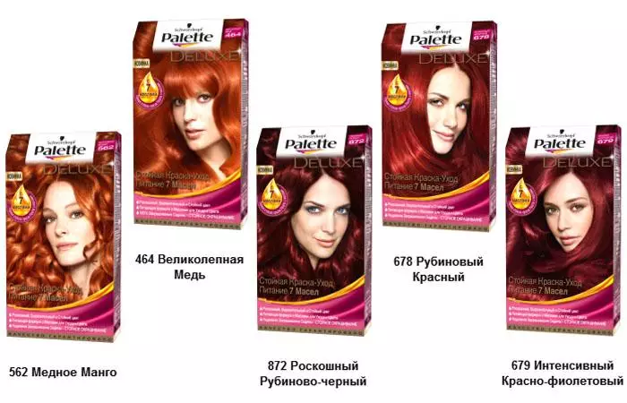 Redhead juuksed (96 fotot): punase värviga toonide palett, pikad ja lühikesed juuksed värvid, külma oranž, kuldsed punased ja muud värvi valikud 5335_82