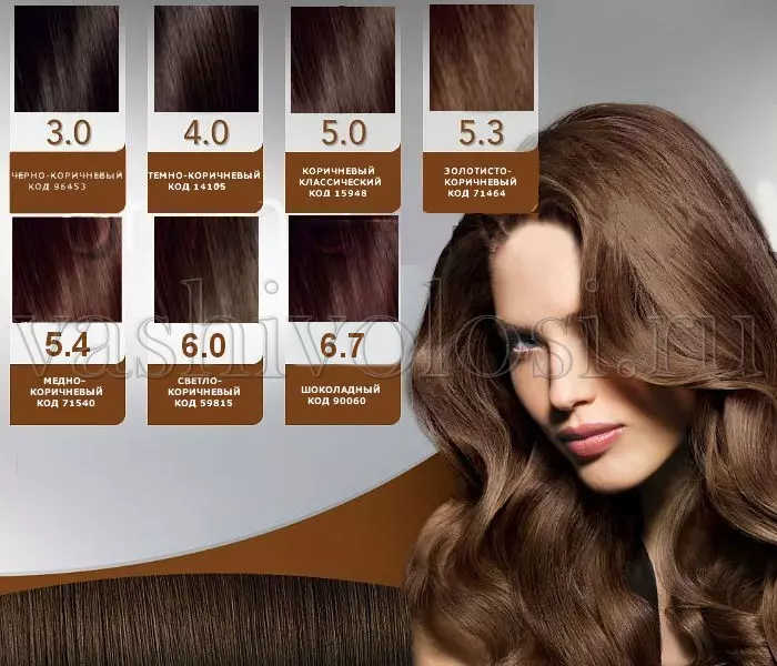 Părul întunecat (76 fotografii): nuanțe frumoase de culoare închisă pentru păr lung, mediu și scurt 2021, numele nuanțelor de modă ale paletei întunecate 5336_17