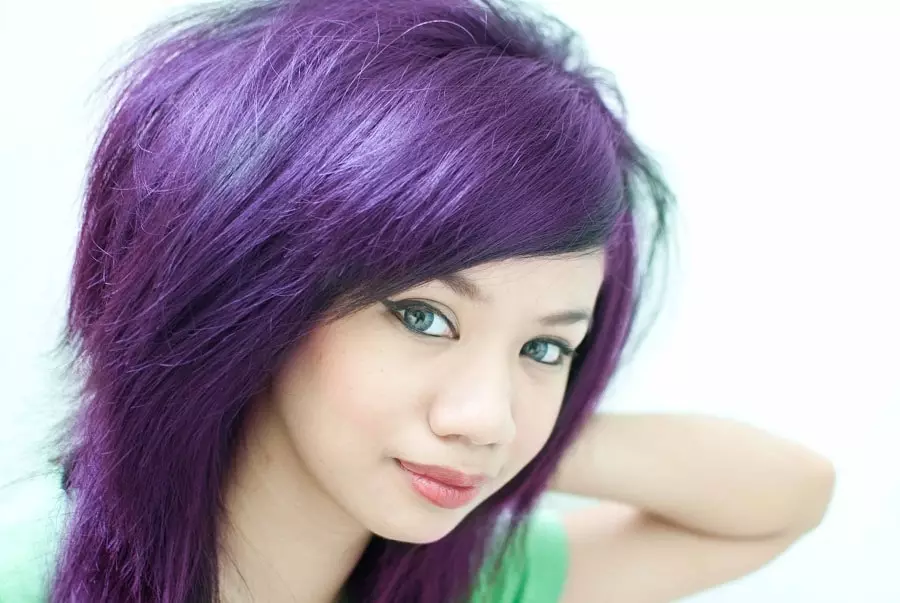Purpura mati (84 fotoattēli): ceriņi un citi toņi, blondīni brūnā violetā, zilā violetā un citās krāsās 5343_42
